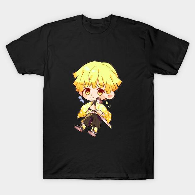Zenitsu Agatsuma - Demon Slayer - Kimetsu No Yaiba T-Shirt V55