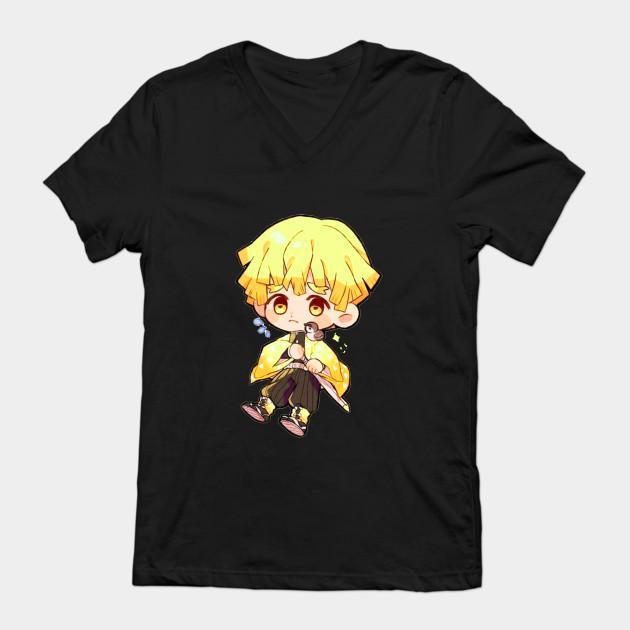 Zenitsu Agatsuma - Demon Slayer - Kimetsu No Yaiba T-Shirt V55 - Image 2