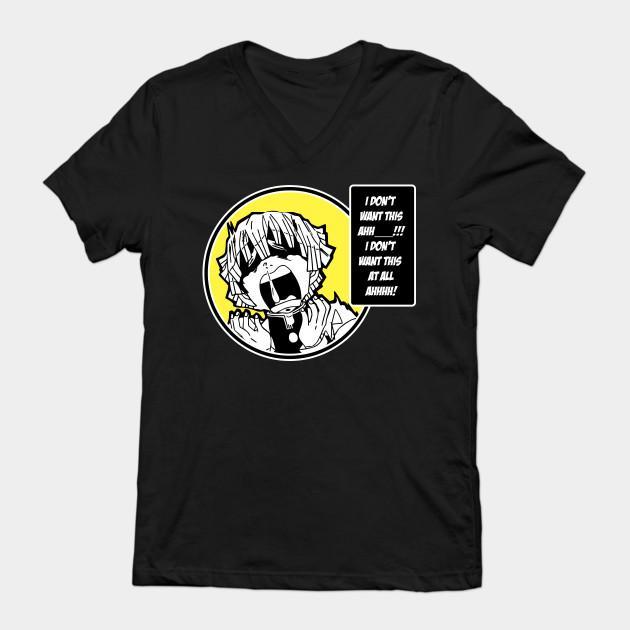 Zenitsu Agatsuma - Demon Slayer - Kimetsu No Yaiba T-Shirt V6 - Image 2