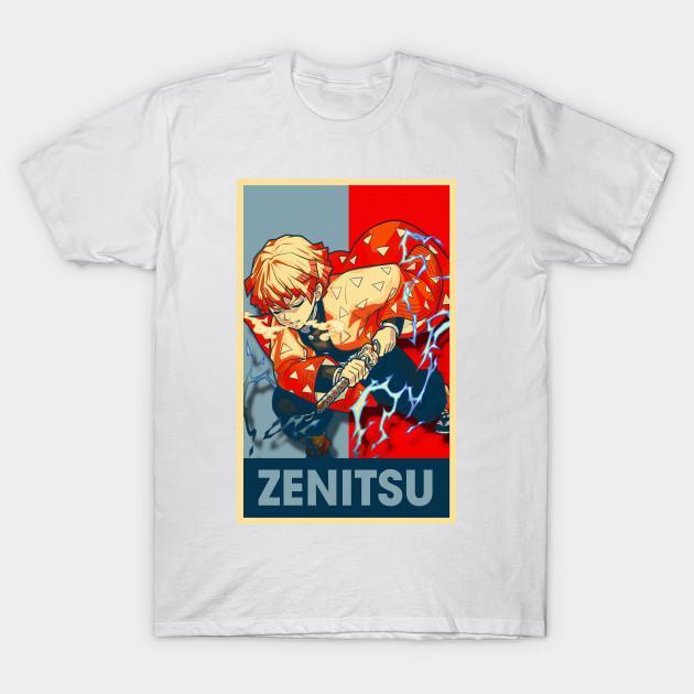 Zenitsu Agatsuma - Demon Slayer - Kimetsu No Yaiba T-Shirt V62