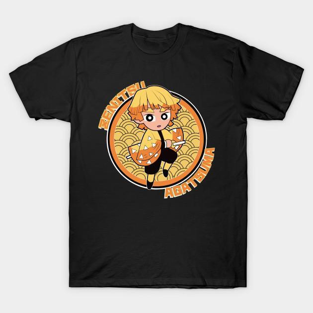 Zenitsu Agatsuma - Demon Slayer - Kimetsu No Yaiba T-Shirt V64