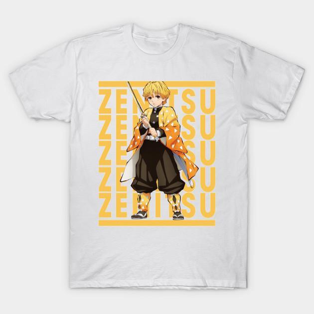 Zenitsu Agatsuma - Demon Slayer - Kimetsu No Yaiba T-Shirt V65